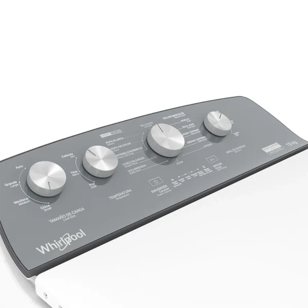 Lavadora Whirpool Carga Superior 19kg Xpert System Blanca Agitador - Imagen 5