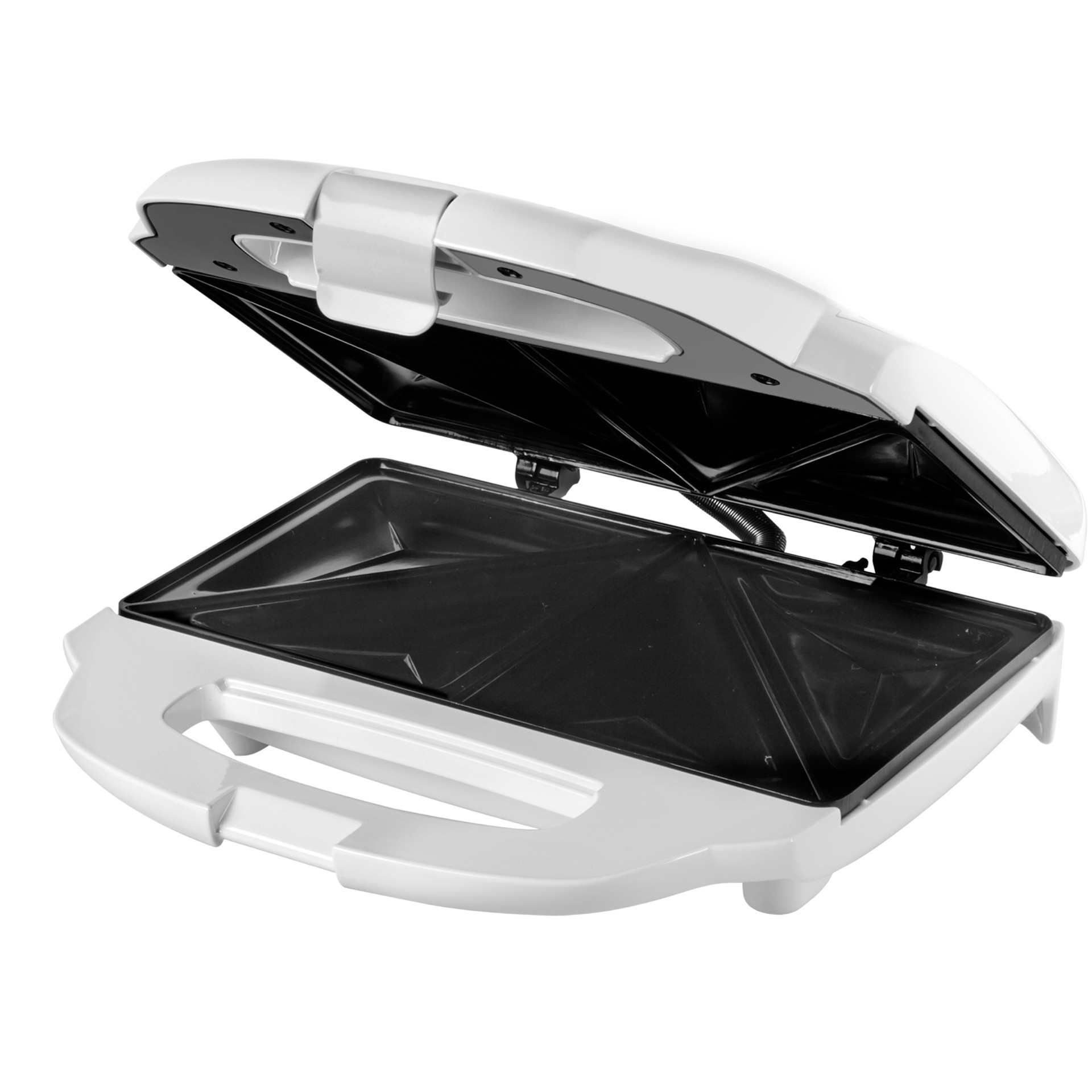 Sandwichera Black&Decker 2 panes 700 watts asas frías al tacto color blanco - Imagen 3