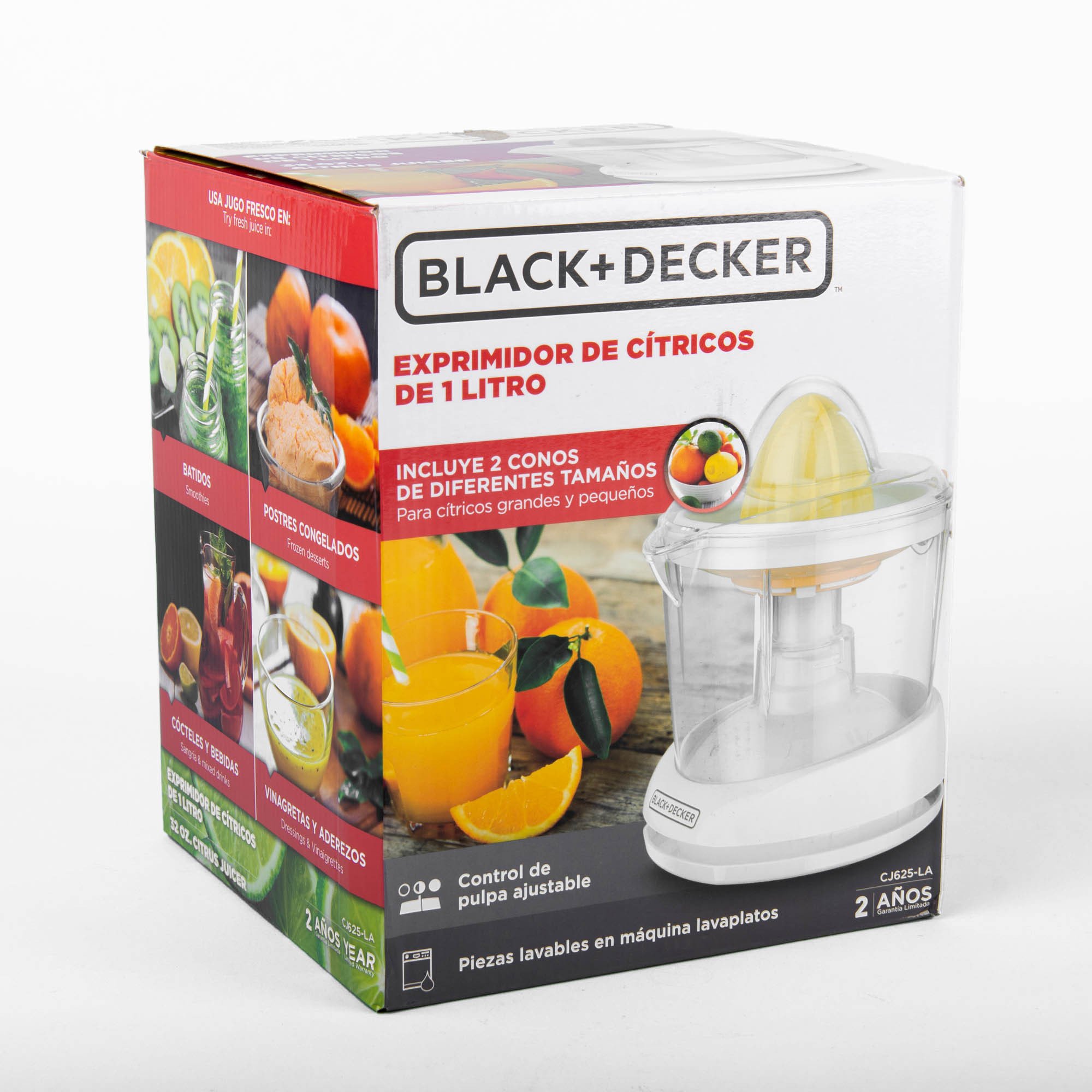 Exprimidor de cítricos Black and Decker CJ625 30 W Blanco - Imagen 2